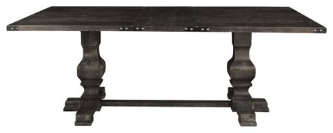 Manchester Dining Table, Charcoal - Traditional - Dining Tables - By ... for Styling Your Space With a Natural Manchester Dining Table